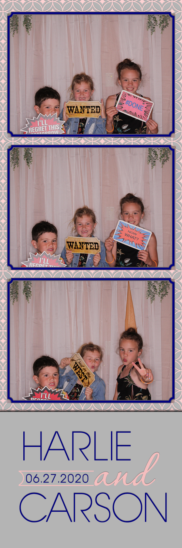 Carson and Harlie's Wedding | View more photos from the event at gallery.photoboothbillings.com/u/PhotoBoothBillings/Carson-and-Harlies-Wedding